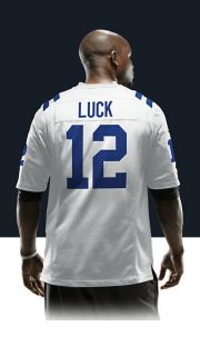   Colts Andrew Luck Mens Football Away Game Jersey 479388_111_B_BODY