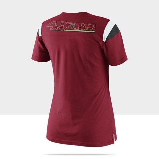  Nike Fashion V Neck (NFL 49ers) Womens T Shirt