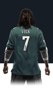    Vick Mens Football Home Game Jersey 3XL 4XL 504521_343_B_BODY
