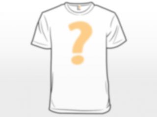 no we re not selling a blurry question mark shirt it s another random 