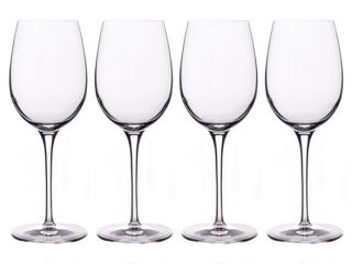 Luigi Bormioli Crescendo 13 Ounce Chardonnay Wine Glasses Set of 4