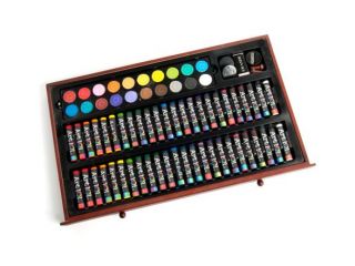 Top Drawer (Oil Pastels, Watercolor Cakes, Sharpener, Eraser, Clips 