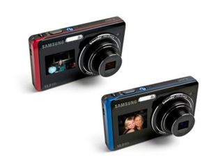 Samsung DualView 12.2MP Digital Camera with Dual LCD Screens and 4.6X 