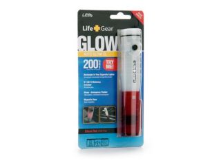 Life+Gear Auto Glow Rechargeable Flashlight/Emergency Flasher   2 Pack