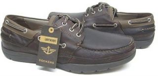New in Box Dockers Light Weight Leather Casual Boat Shoes Size 10 M