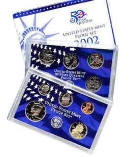 newly listed 2002 s us mint proof set one day