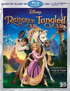 Tangled (Blu ray/DVD, 2011, Canadian; Fr
