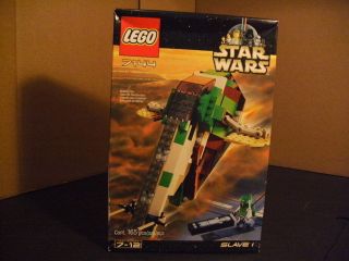 NEW Sealed Lego Star Wars Slave 1 One Original 7144 Set NIB 165 Pieces 