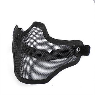 Brand Half Face Metal Net Mesh Protect Mask Airsoft Hunting Free 
