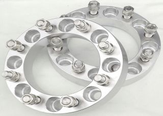 Wheel Spacers 8 x 170 to 8 x 6.5   Set of 2   14x1.5 Studs 