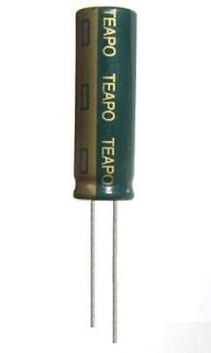4pc teapo 3300uf 10v 105c radial electrolytic capacitor time left