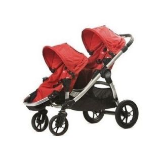 Baby Jogger City Select Double Stroller Ruby NEW In Box 2012 Free 