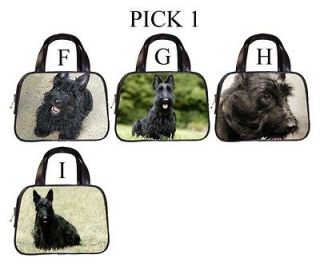 Scottish Terrier Dog Puppy Puppies F I Leather Handbag Purse #PICK 1