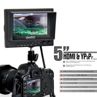 Lilliput 5 569GL 50NP/H/Y On DSLR camera field Monitor with HDMI 