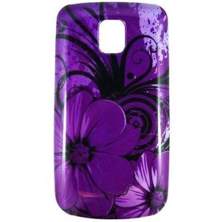LG P509 Optimus T printed Purple designer Hard shell cell phone cover 