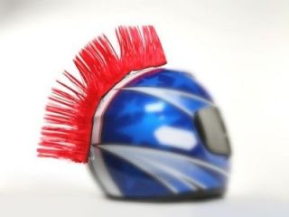 Hairy Rs Motorcycle Ski Bike Helmet Mohican Mohawk 8 different colours 