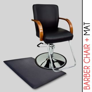 New Barber Chair Hair Styling Salon Beauty Black Modern & Anti Fatigue 