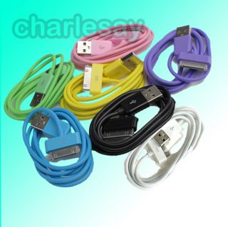 USB Cable Charger Cord For iPhone 3G 3GS 4 4G 4S iPod Touch Nano 