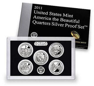 2011 United States Mint America the Beautiful Quarters Silver Set