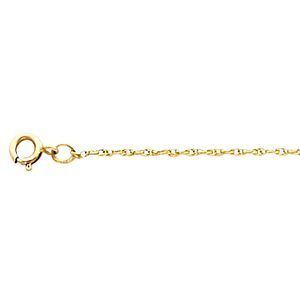 10k yellow gold light rope chain 16 inches time left