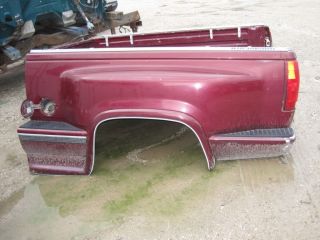 CHEVY GMC STEPSIDE SHORTBED 1500 88 98 BED FOR PARTS DR SIDE GOOD W 