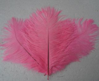 10 50pcs 6 8 inch Ostrich Feathers optional colors wedding decorations 
