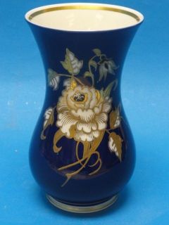 mid century gdr wallendorf echt kobalt cobalt blue vase time