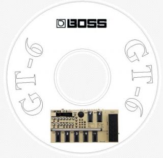 boss gt 6 patch library manual editors cd gt 6