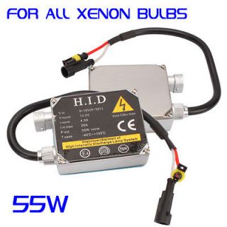 55w Hid Lamp Xenon Replacement Ballast for H1 H3 H4 H7/10/11 9005 9006 