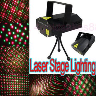 Black Mini Projector Holographic Laser Star Stage DJ Lighting Disco 