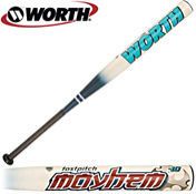 Worth Mayhem Comp M75FP 32 22 Fastpitch Softball Bat  10