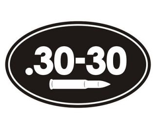 30 30 Oval Ammo Can 30 30 Cal Bullet Hunting Rifle Vinyl Sticker 
