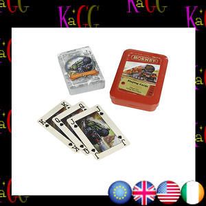 NEW HORNBY PLAYING CARDS IN A TIN MODEL RAILWAYS TRAIN SET HOBBY GIFT 