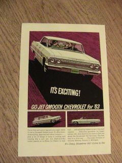 1962 63 jet smooth chevrolet exciting BEL AIR STATION WAGON impala 