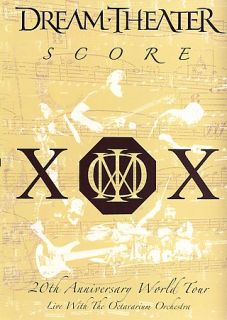 Dream Theater   Score 20th Anniversary World Tour DVD, 2006, 2 Disc 