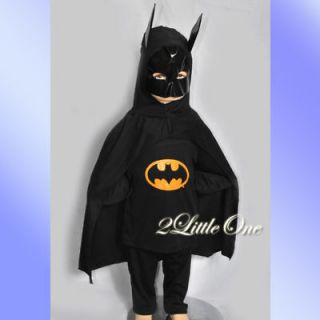 batman hero kid boy fancy party costume outfit sz 3t