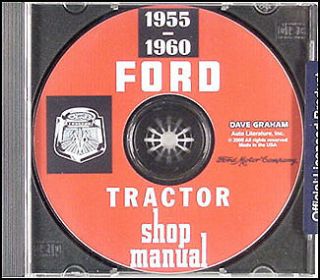 Ford Tractor Shop Manual CD 600 700 800 1955 1956 1957 Repair 620 660 