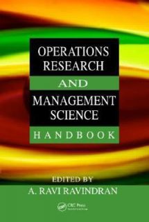 Operations Research and Management Science Handbook 2007, Hardcover 