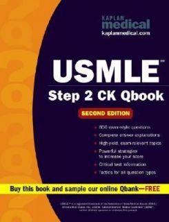USMLE Step 2 Ck Qbook by Kaplan Publishing Staff 2005, Paperback 