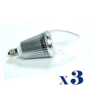 LED E12 Candelabra Light 120V 5W Day Light Day White LED Lamps 