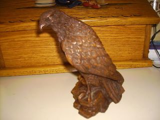 Beautiful American Eagle in Perched Position  Red Mill Mfg.  Dark Warm 