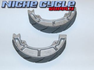 Honda ATC 250 SX/ES Big Red 85 87 Front Brake Shoes Grooved
