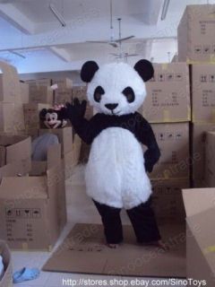 NEW PANDA BEAR Mascot Adult SUIT L Fancy Party dress Halloween 