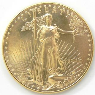 1999 uncirculated $ 50 united states liberty gold coin one day 