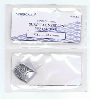Veterinary suture needle E4 0.7x25mm round bodied