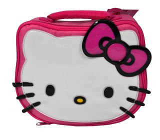 Hello Kitty Head Shaped OFFICIAL Lunch Bag School Box Insulated   NEW 