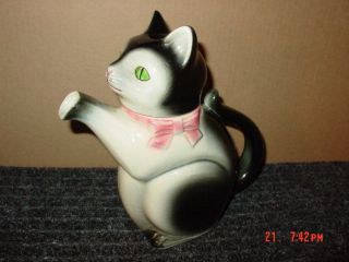 Vintage,Erphil​a,Cat,Teapot,G​ermany,Marked,​Pitcher,Old