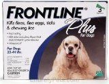 frontline plus for dogs 23 44 lbs 3 month supply