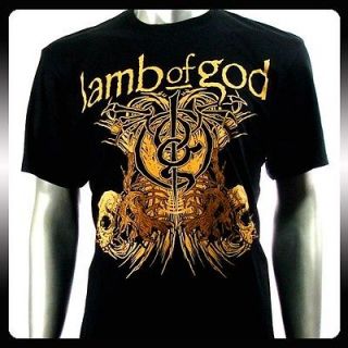 Lamb Of God Heavy Metal Rock Punk Band T shirt Sz M Men Biker