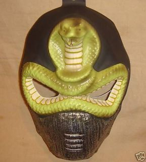 cobra ninja mask pvc halloween mask pvc new cobra head